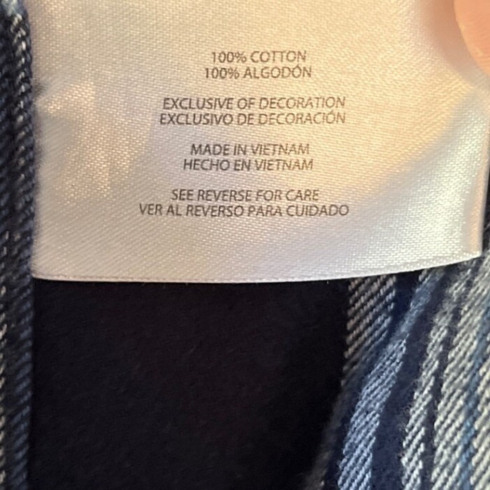 Eddie Bauer‎ Shirt Men's Size XL Blue White Plaid Flannel Long Sleeve Button Up - Picture 5 of 10